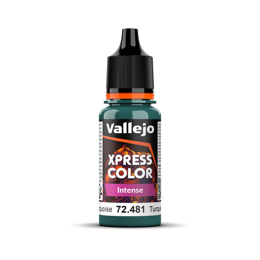 72.481 Xpress Colour Intense - Heretic Turquoise 18ml Vallejo Xpress Colour Vallejo Default Title  