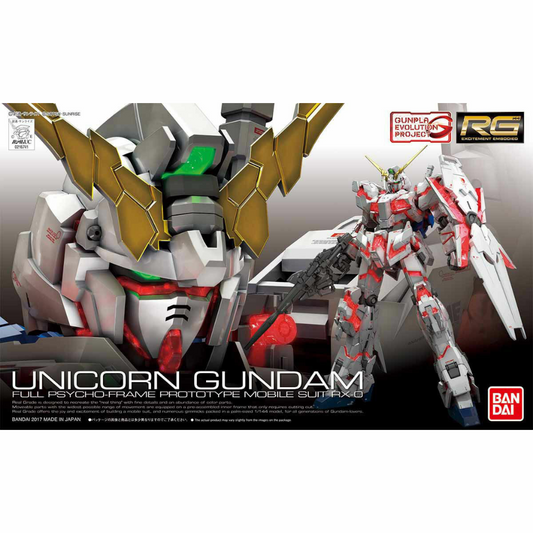 RG 1/144 UNICORN GUNDAM Gundam Model Kit Bandai Default Title  