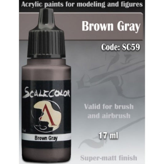 Scale 75 Scalecolor Brown Gray 17ml Scalecolor Paints Scale 75 Default Title  