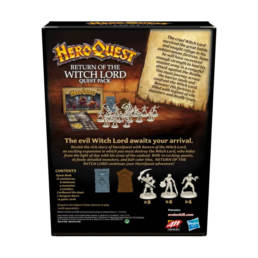 HeroQuest - Return of the Witch Lord Expansion HeroQuest Hasbro   
