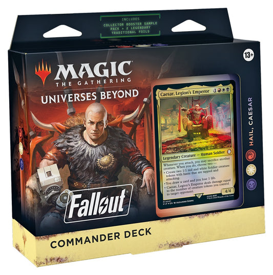 Magic The Gathering - Fallout Hail Caesar Commander Deck Magic The Gathering Wizards of the Coast Default Title  
