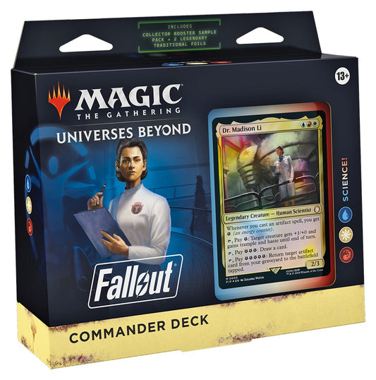 Magic The Gathering - Fallout Science! Commander Deck Magic The Gathering Wizards of the Coast Default Title  