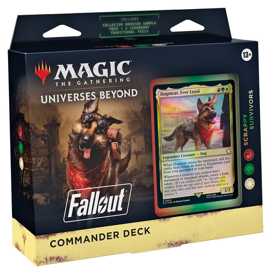 Magic The Gathering - Fallout Scrappy Survivors Commander Deck Magic The Gathering Wizards of the Coast Default Title  
