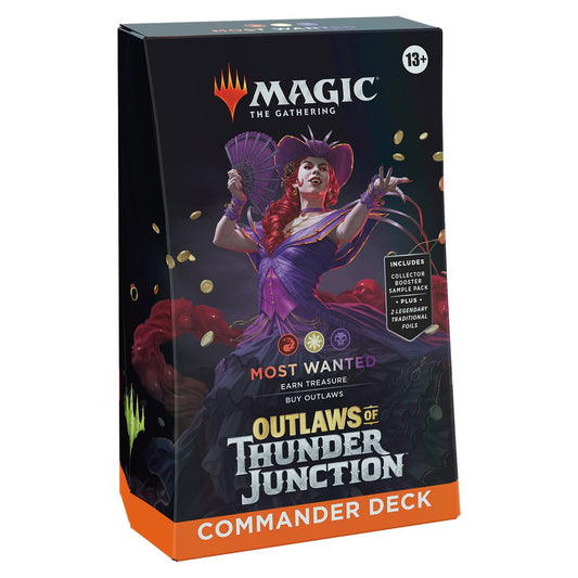 Magic The Gathering - "Most Wanted" Thunder Junction Commander Deck Magic The Gathering Wizards of the Coast Default Title  