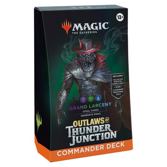 Magic The Gathering - "Grand Larceny" Thunder Junction Commander Deck Magic The Gathering Wizards of the Coast Default Title  