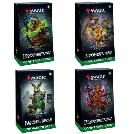 Magic The Gathering - Bloomburrow Commander Deck Set Magic The Gathering Wizards of the Coast Default Title  