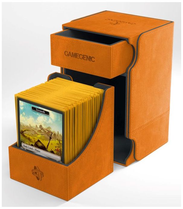 Gamegenic - Orange Watchtower 100+ Deck Box GameGenic   