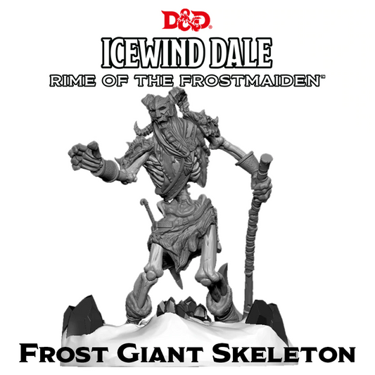 D&D Icewind Dale Rime of the Frostmaiden Frost Giant Skeleton Dungeons & Dragons Wizards of the Coast   