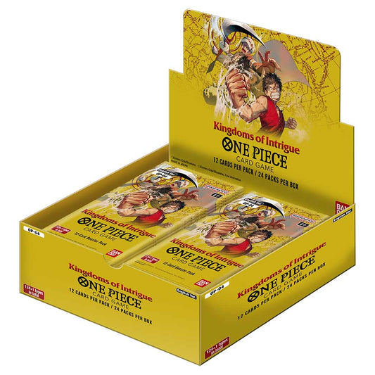 One Piece Card Game Kingdoms of Intrigue (OP-04) Booster Display One Piece Bandai Default Title  