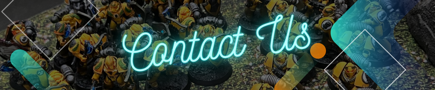 Contact Us Hero Image With Imperial Fists in the background