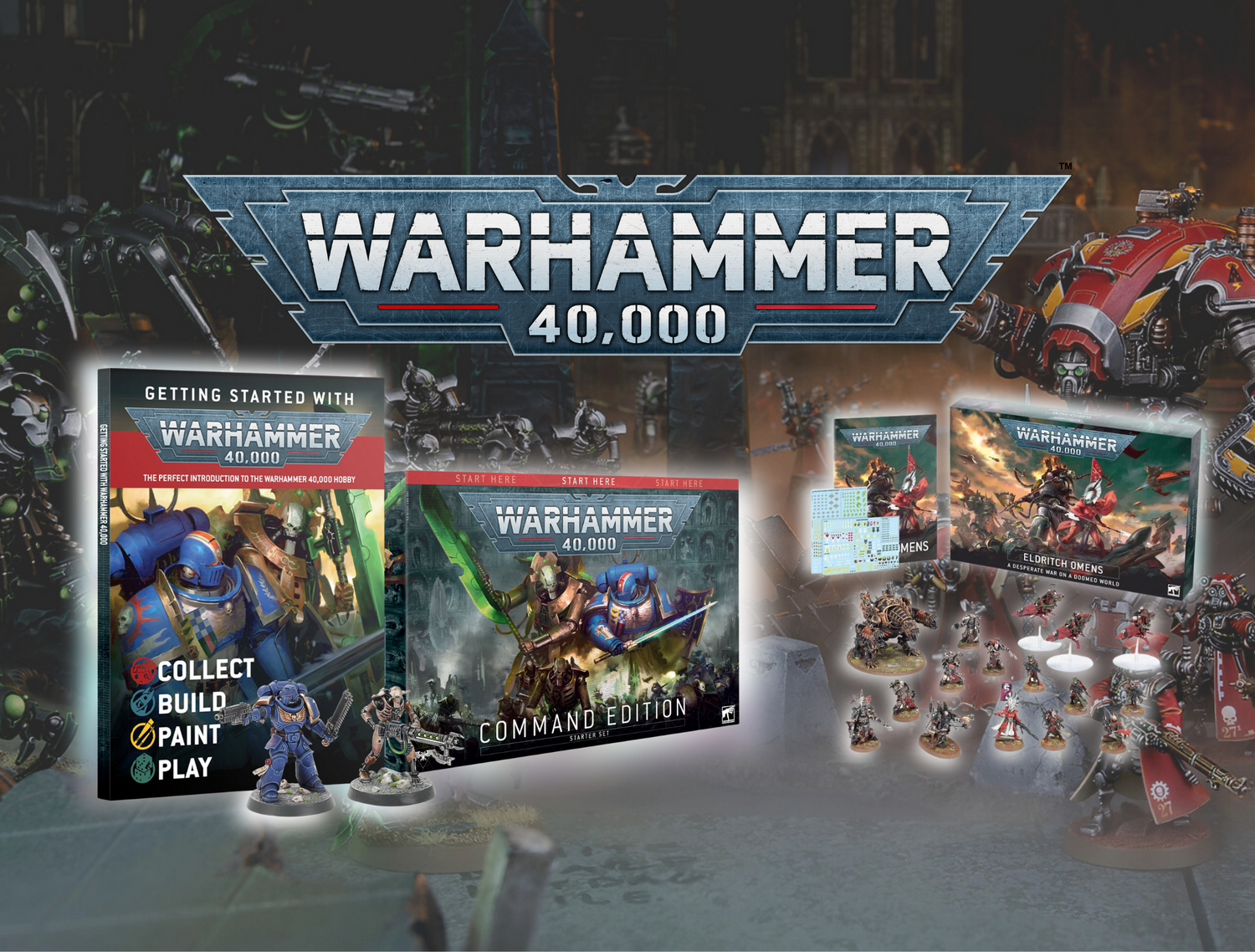 start a battle with games workshop warhamer 40k starter sets images