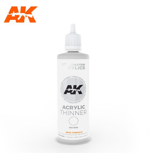 AK Interactive Auxiliaries - Acrylic Thinner 100ml AK Interactive Auxiliaries AK Interactive Default Title  