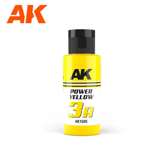AK Interactive - Dual Exo 3A - Power Yellow 60ml AK Interactive - Dual Exo AK Interactive Default Title  