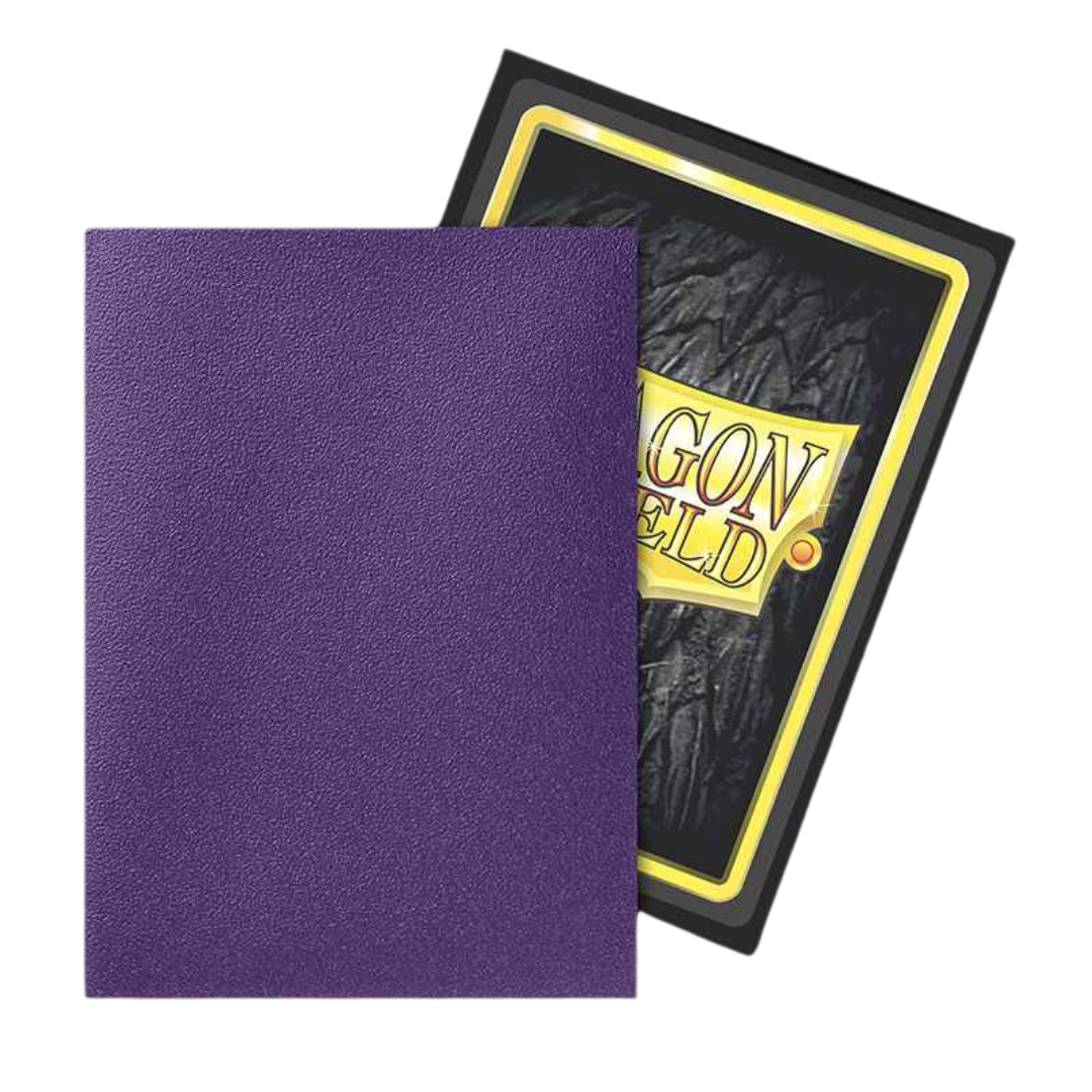 Dragon Shield Dual Matte 100 - Metallic Purple (Soul) Card Sleeves Dragon Shield   