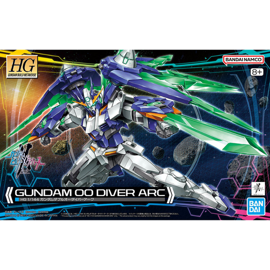 HG 1/144 GUNDAM 00 DIVER ARC Gundam Model Kit Bandai Default Title  
