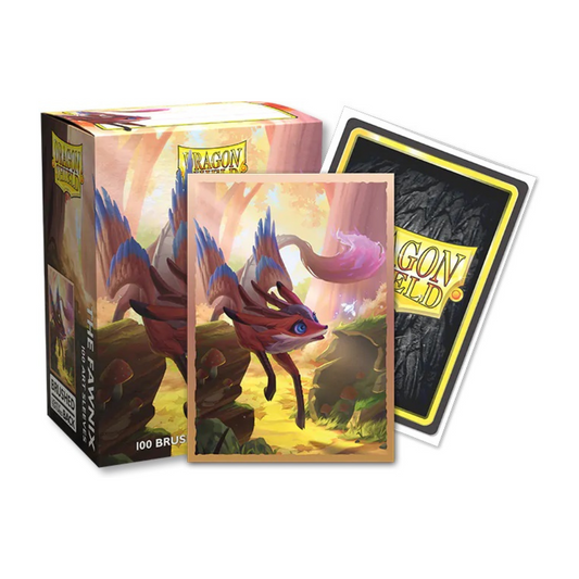 Dragon Shield Brushed Art 100 - The Fawnix Card Sleeves Dragon Shield   