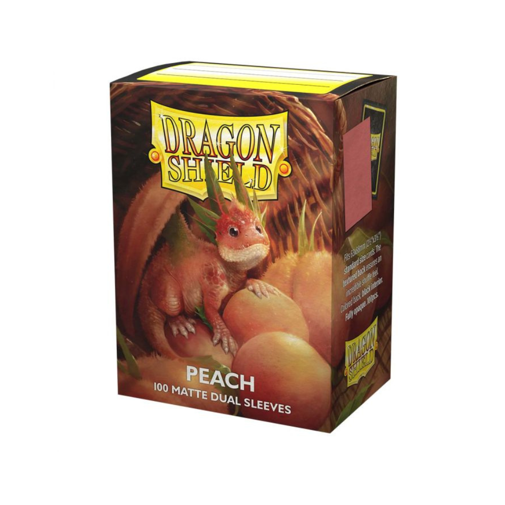 Dragon Shield Dual Matte 100 - Peach Card Sleeves Dragon Shield Default Title  