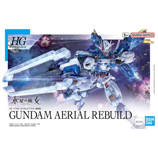 HG 1/144 GUNDAM AERIAL REBUILD Gundam Model Kit Bandai Default Title  