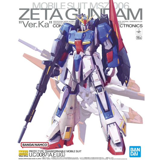 MG 1/100 ZETA GUNDAM VER.KA Gundam Model Kit Bandai Default Title  