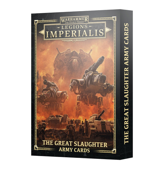Legions Imperialis: The Great Slaughter Army Cards Legions Imperialis Games Workshop Default Title  