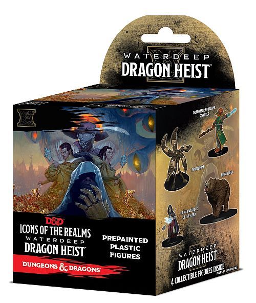 D&D Icons of the Realms Miniatures - Waterdeep Dragon Heist Blind Booster Dungeons & Dragons Lets Play Games   