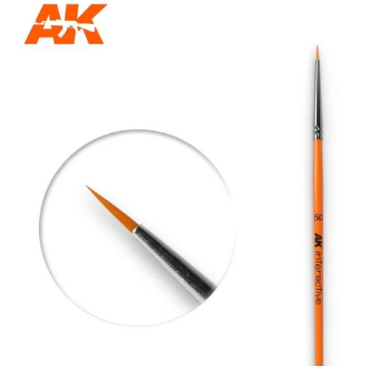 Ak Interactive - Brushes - Round Brush 5/0 Synthetic AK Interactive Brushes AK Interactive Default Title  
