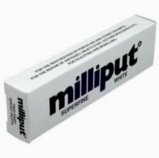 Milliput Superfine White 2 Part Putty Green Stuff & Putty Milliput Default Title  