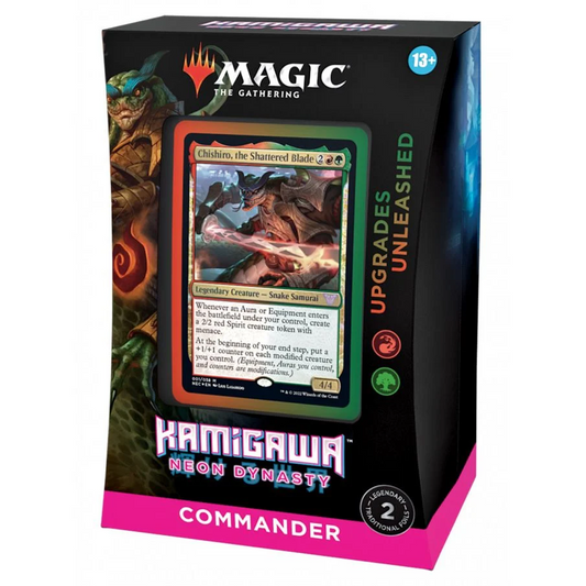 MTG Kamigawa: Neon Dynasty - Upgrades Unleased Commander Deck Collectible Trading Cards All Interactive Distribution Default Title  
