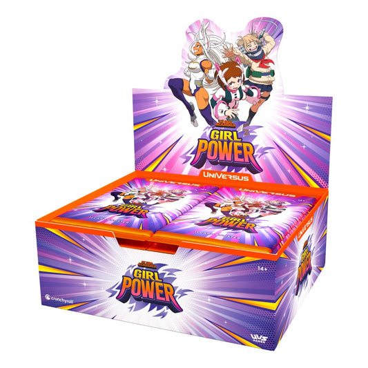 My Hero Academia Collectible Card Game Wave 7 Girl Power Booster Display