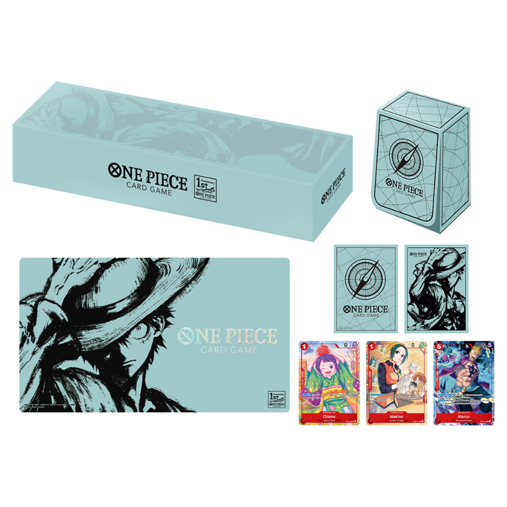 One Piece Card Game Japanese 1st Anniversary Set One Piece Bandai   