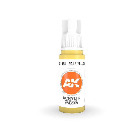 AK Interactve 3Gen Acrylics - Pale Yellow 17ml AK Gen3 Acrylics AK Interactive Default Title  