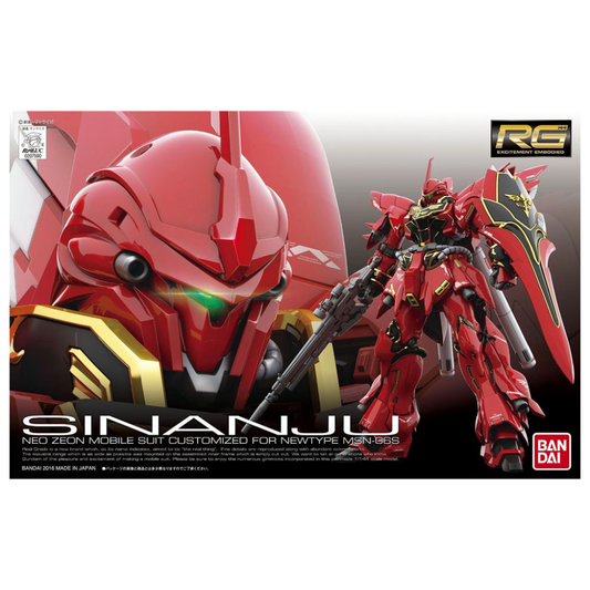RG 1/144 MSN06S SINANJU Gundam Model Kit Bandai Default Title  