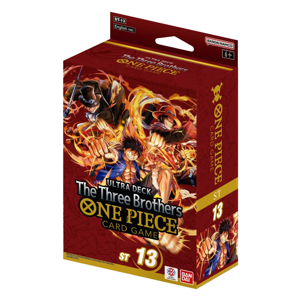 One Piece Card Game The Three Brothers Ultra Deck Display [ST-13] One Piece Bandai   