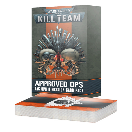 Kill Team: Approved Ops – Tac Ops & Mission Card Pack Kill Team Games Workshop   