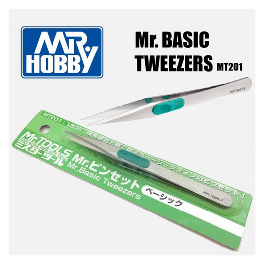 GN MT201 Mr Straight Precision Tweezers Mr Hobby Accessories & Tools Mr Hobby   