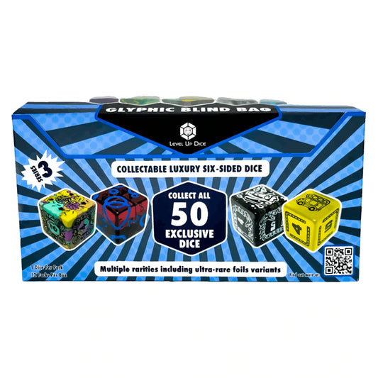 Level Up Dice - Glyphic Blind Bag Series 3 Chessex Dice Games Workshop   