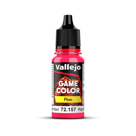 72.157 Game Colour - Fluorescent Red 18ml Vallejo Game Color Vallejo Default Title  