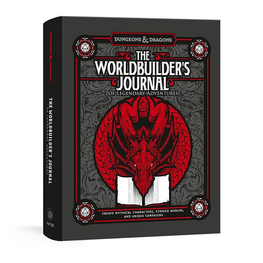 D&D The Worldbuilder's Journal of Legendary Adventures Dungeons & Dragons Books Lets Play Games   