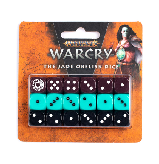 Warcry: The Jade Obelisk Dice (OOP) Warhammer Warcry Games Workshop   