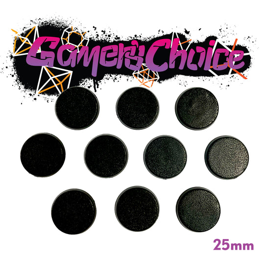 Gamers Choice Bases 25mm x 10 OzHobbies Bases Irresistible Force   