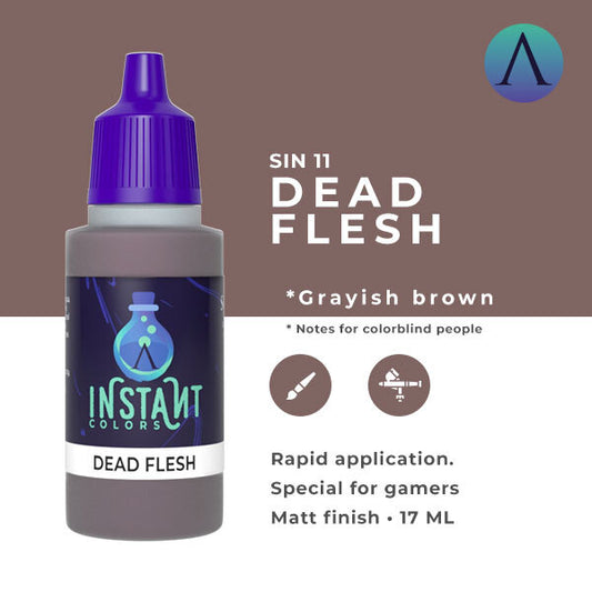 Instant Colors Sin-11 17ml Dead Flesh Scale 75 Instant Colors Lets Play Games   