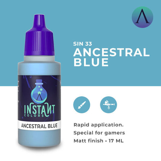Instant Colors Sin-33 17ml Ancestral Blue Scale 75 Instant Colors Lets Play Games   