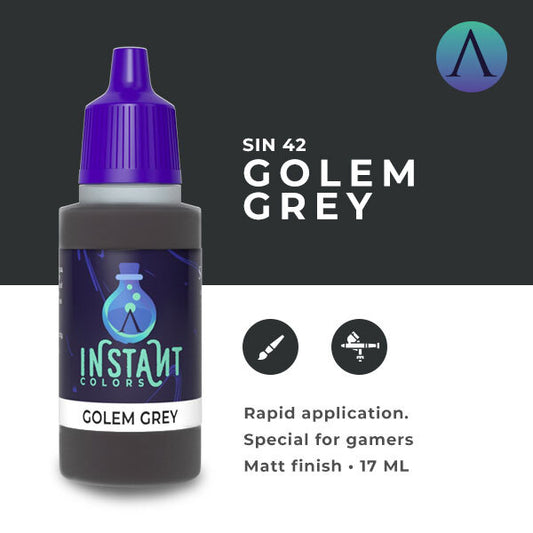 Instant Colors Sin-42 17ml Golem Grey Scale 75 Instant Colors Lets Play Games   