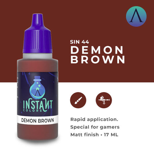 Instant Colors Sin-44 17ml Demon Brown Scale 75 Instant Colors Lets Play Games   