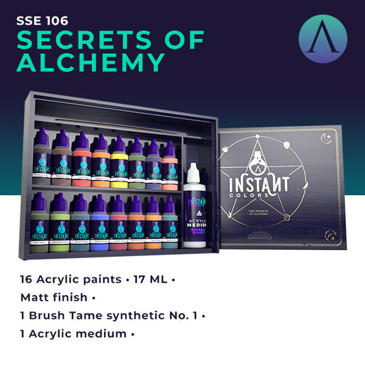 Instant Color Sets Sse-106 The Secrets Of Alchemy (Wooden Box) Scale 75 Instant Color Sets Lets Play Games   