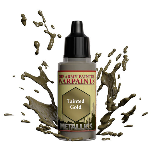 WP1482 Army Painter - Metallics Tainted Gold 18ml Army Painter Metallics War and Peace Games   