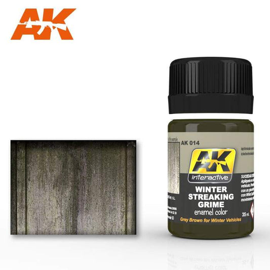 AK Interactive Weathering Products - Streaking Grime for Winter Vehicles AK Interactive AK Interactive   