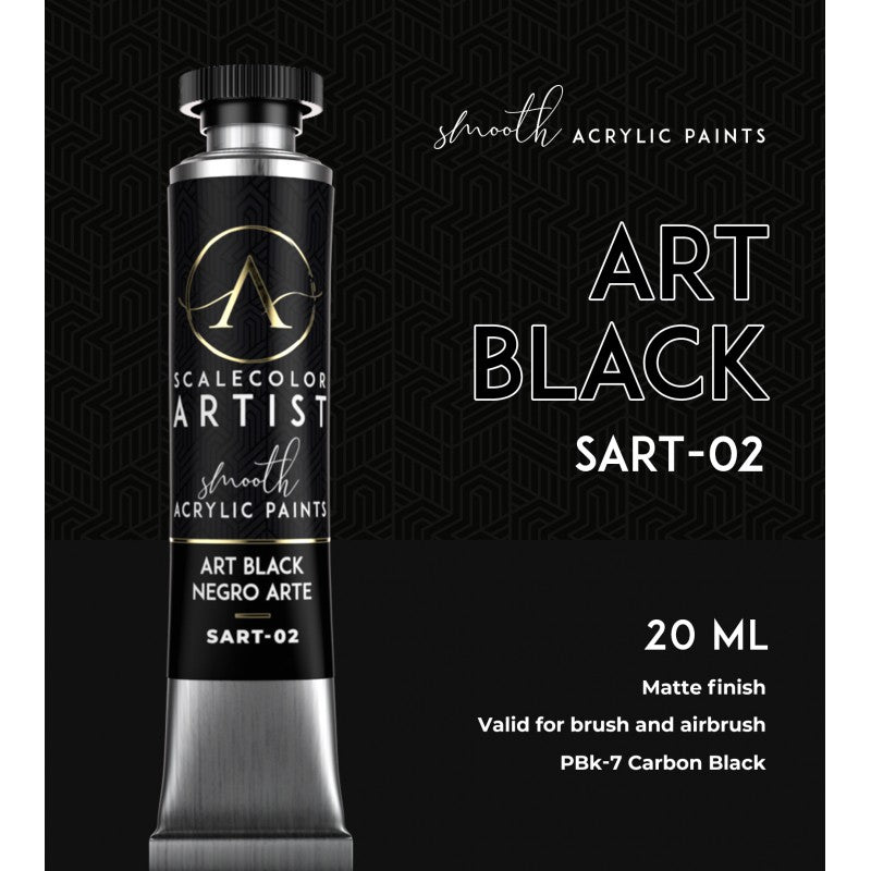 SART-02 ART BLACK Scale75 Artist Range Lets Play Games   