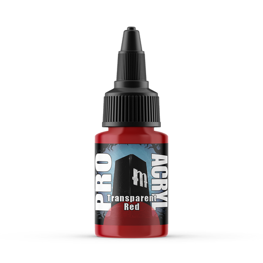 MPA-047 Monument Pro Acryl - Transparent Red 22ml Monument Pro Acryl Paints Monument Hobbies   