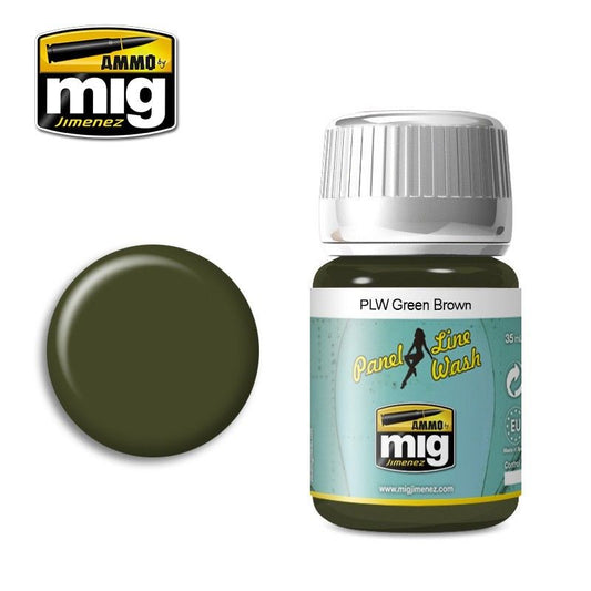 A.Mig-1612 Plw Green Brown MIG Weathering Ammo by MIG   